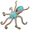 Simulation Octopus Plush Toy Pillow Underwater Animal Doll Creative Gift, Height:80cm(Brown)