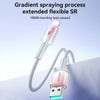JOYROOM S-A42 Crystal Clear Series Fast Charging Data Cable, USB to 8 Pin Cable, Length: 1.2m(White)