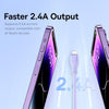 Baseus Pudding Series 2.4A USB to 8 Pin Fast Charging Data Cable, Length:2m(Purple)