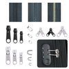 197pcs Zinc Alloy Painted Nylon Zipper Puller Set For Clothing Tent Install