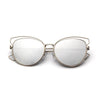 Metal Frame Cat Eye Sunglasses