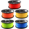 PLA 3.0 mm Fluorescent 3D Printer Filaments, about 115m(Blue)