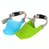 Large Blue Dog Muzzle, Anti-Bark, Bite, TPR Rubber