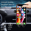 2PCS JQ006 Snap Universal Rotating Car Air Outlet Phone Holder(Dark Black)
