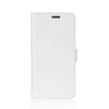 For Alcatel 3X 2020 R64 Texture Single Horizontal Flip Protective Case with Holder & Card Slots & Wallet& Photo Frame(White)