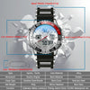 STRYVE S8023 Sports Watch Nights Light Waterproof Timing Alarm Men Watch(Blue)