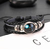 Twelve Constellations Multilayer Beaded Cowhide Bracelet, Style: Taurus Luminous
