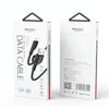 YESIDO CA105 1.2m 2.4A USB to 8 Pin Charging Data Cable with Hook(Black)