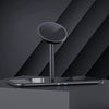 SW12 3 in 1 Metal Magnetic Wireless Charger(Black)