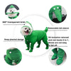 Waterproof Dog & Cat Raincoat with Visor & Shoes, Red, L