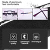 Women Rimless Rhinestone Trimmed Purple Presbyopic Glasses, +4.00D