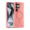 For Samsung Galaxy S25 Ultra MagSafe Frosted Translucent TPU + PC Full Coverage Phone Case(Red)