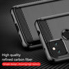 For Google Pixel 5 Brushed Texture Carbon Fiber TPU Case(Black)