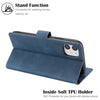 For iPhone 11 Fantasy Classic Skin-feel Calfskin Texture Magnetic Buckle Horizontal Flip PU Leather Case with Holder & Card Slot & Wallet (Blue)