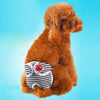 Dog Nappies, Sanitary Pants, Female, Small, Red/White Stripe