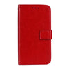 For Asus Zenfone 8 Flip idewei Crazy Horse Texture Horizontal Flip Leather Case with Holder & Card Slots & Wallet(Red)