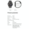 LEMFO GTS4/LT09 1.5 inch IP67 Fitness Wellness Smart Watch Support Bluetooth Call / Sleep / Blood Oxygen / Heart Rate Health Monitor, Steel Strap(Balck)