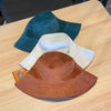 Leisure Corduroy Fisherman Hat Fall and Winter Foldable Art Sunhat, Size: M (56-58cm)(Caramel Colour)