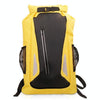 Outdoor Waterproof Dry Dual Shoulder Strap Bag Dry Sack PVC Barrel Bag, Capacity: 25L (Yellow)