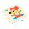 5 PCS Children Wooden 3D Puzzle Baby Educational Early Education Toys(Crab)