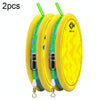 2pcs Outdoor Fishing Anti-tangle Spotted Invisible Line Set with Scale, Size: 5.4m(2.0)