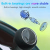 3R-2255 Car Steering Wheel Booster Ball Car Steering Wheel Turning Aid with Light(Black)