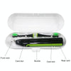 3 PCS Universal Sonic Electric Toothbrush Travel Portable Storage Box(Black)