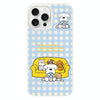 For iPhone 11 Pro Max Skin Feeling Jelly TPU Hybrid PC Phone Case(Dog Family White)