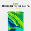 For Xiaomi CC9 Pro / Xiaomi Note10 MOFI 9H 3D Explosion Proof Thermal Bending Full Screen Covered With Tempered Glass Film(Black)