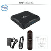 X96 Max 4K Ultra HD Media Player Smart TV Box with Remote Controller, Android 8.1, Amlogic S905X2 Quad Core ARM Cortex-A53 up to 2GHz, 4GB+64GB, Support TF Card, RJ45, Dual Band WiFi, Bluetooth(Black)