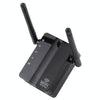 300Mbps Wireless-N Range Extender WiFi Repeater Signal Booster Network Router with 2 External Antenna, EU Plug(Black)
