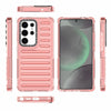 For Samsung Galaxy S25 Ultra 5G High Transparency TPU Hybrid PC Airbag Phone Case(Pink)