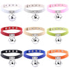 2 PCS Japanese Punk Style Rock Leather Collar Bell Pendant Female Clavicle Neck Necklace, Random Color Delivery