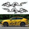 2 PCS/Set D-418 Dragon Totem Tribe Pattern Car Modified Decorative Sticker(White)