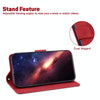 For Xiaomi 12 Lite Geometric Embossed Leather Phone Case(Red)