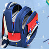 3862 Multi-compartment Ridge Protection Lightweight Waterproof Kids Schoolbag, Size: L (Royal Blue Pink)