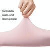 1pair Summer Extended Arm Sleeves Sun Protection UV Protection Sleeves, Style: Alphabet (Taro Flour)