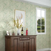 0.53x3m Retro 3D Stereo Plum Blossom Wallpaper Bedroom Living Room TV Background Wall Self-Adhesive Wallpaper(9904-5 Light Green B Version)