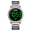 SKMEI 1684 Versatile Sports Steel Belt Men Electronic Watch, Colour:Silver