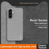 For Samsung Galaxy A56 5G imak Ruiyi Series Cloth Texture PU + PC Phone Case(Light Grey)