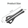 1 Pair Car Seat Gap Bar Car Interior Armrest Box Gap Leak-proof Filler (Beige)