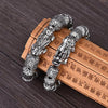 Solid Patronus Buddha Sanskrit Couple Bracelet(Thin)