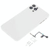 iPhone XS Max Back Cover, iP14 Pro Max Style (White)