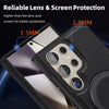 For Samsung Galaxy S25+ 5G Yashi 360 Degree Rotating MagSafe Bracket Phone Case(Classic Black)