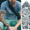 Large Arm Sleeve Waterproof Temporary Tattoo Sticker(TQB-033)