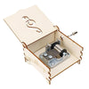 Wooden Hand-cranked Music Box DIY Children Invention Eight-tone Box Technology Teaching Aids