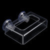 Acrylic Fish Feeding Ring - Large Square - Floating Aquarium Feeder