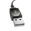 Baseus Unbreakable Series 2.4A USB to 8 Pin Fast Charging Data Cable, Length:1m(Black)