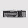 ZGB S500 Round Key USB Wired Computer Keyboard (White)