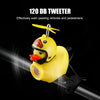 Yellow Duck Bike Bell Handlebar Headlight Car Ornaments Cycling Accessories Helmets Decor(Yellow Duck Helmet)